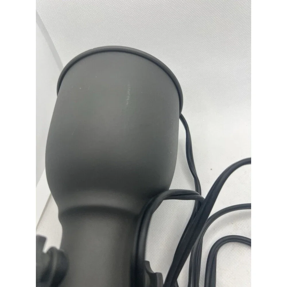 IKEA HEKTAR Small Dark Gray Wall Lamp Clamp clip with bulb